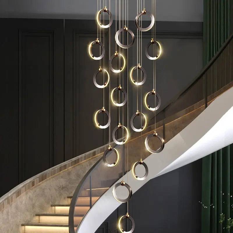 Extra Large Chandeliers for High Ceilings - Elegant Crystal Ceiling Lights for Grand Entryways, Dining Rooms & Luxury Living Spaces