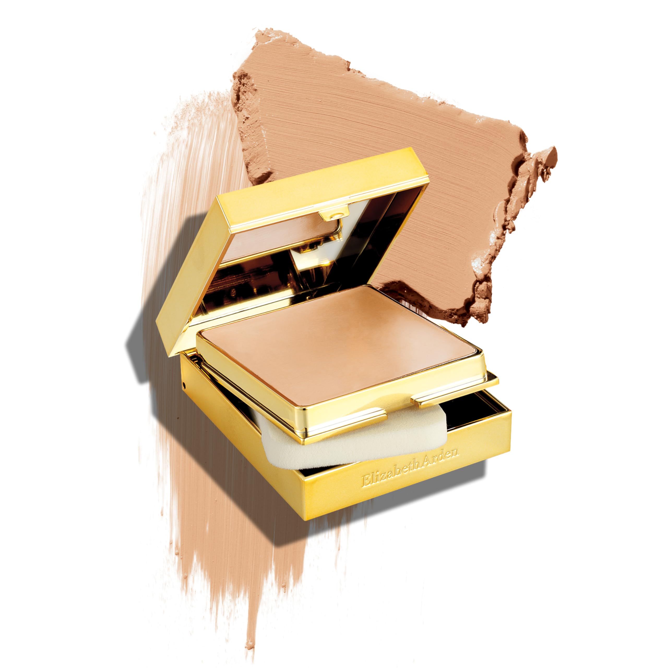 Elizabeth Arden Flawless Finish Hydrating Pressed Powder Foundation - Long-Lasting Moisturizing Cream - Skin Perfecting & Tone-Unifying Face Makeup - Flawless Complexion Care for Daily Wear & Special Occasions