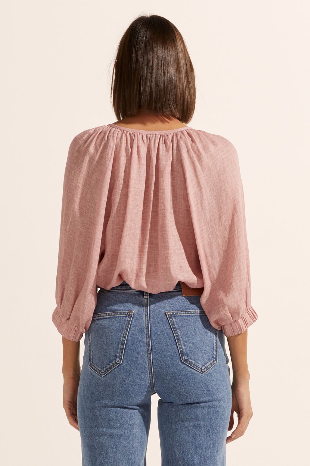Imbue Petal Front Button Relaxed Top - Comfortable Women's Blouse for Casual Wear, Office & Outings