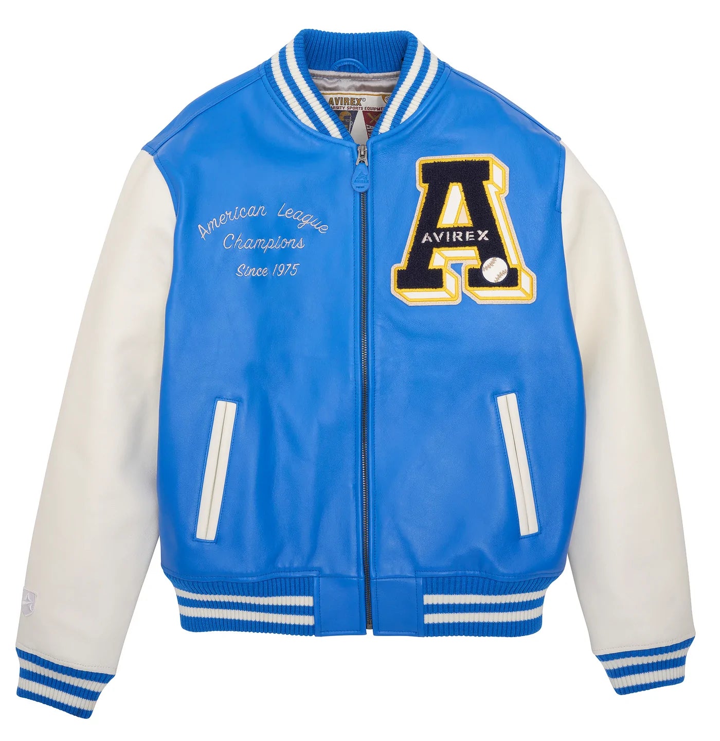 Stylish Sky Blue Baseball Varsity Jacket for Men & Women - Perfect for Sports, Casual Wear & School Events