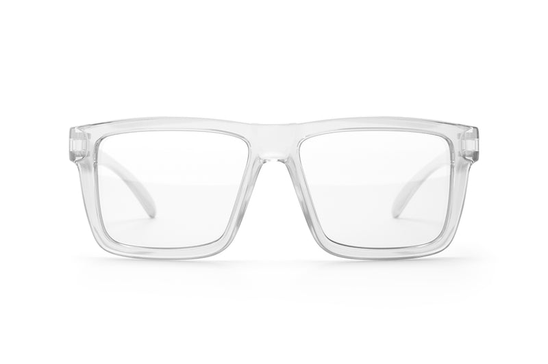 XL VISE Z87 Safety Sunglasses - ANSI Z87.1 Certified Clear Lens Protective Eyewear for Construction, Cycling & Outdoor Work - UV400 Protection Anti-Fog Anti-Scratch