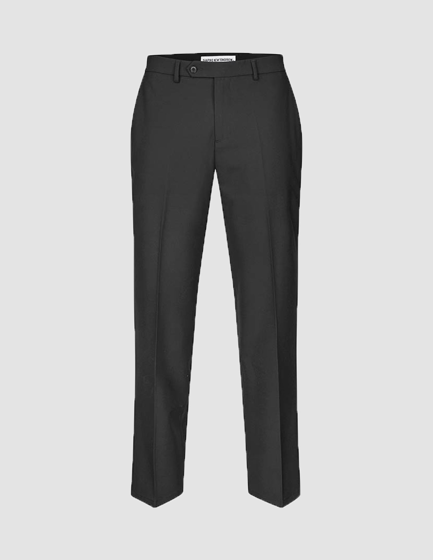 Men's Essential Suit Pants - Relaxed Fit Comfortable Dress Pants for Work & Office - Classic Black Formal Trousers for Business, Wedding & Special Occasions