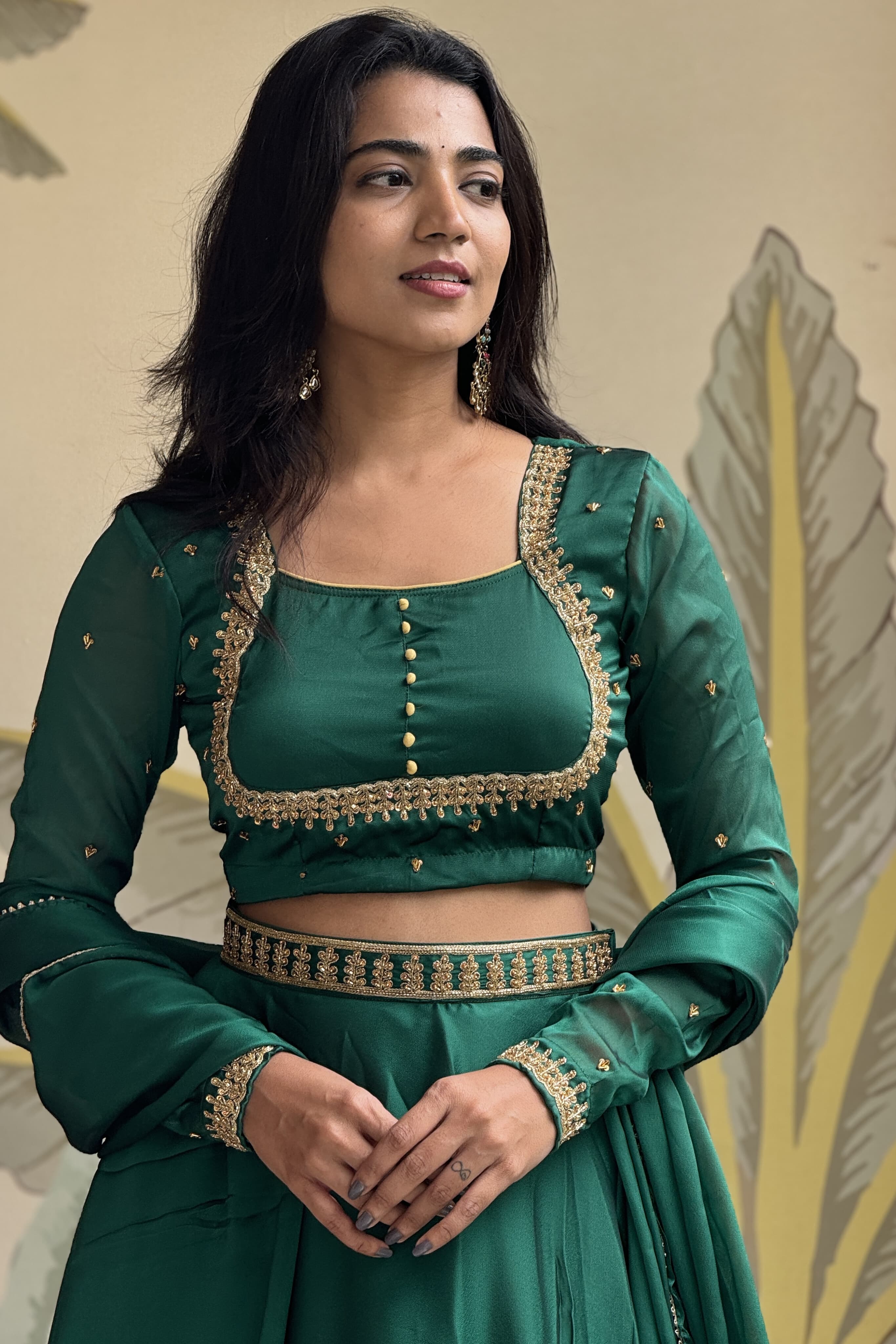 DD587 Kanmani Premium Handwork Lehenga Choli - Elegant Indian Bridal Wear for Weddings & Festive Occasions