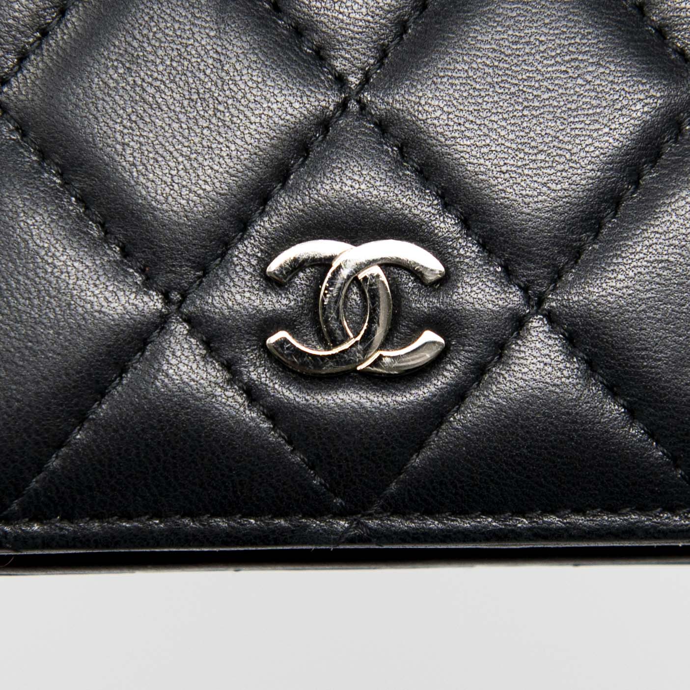 Chanel Black Lambskin Long Flap Wallet for Women - Luxury Leather Card Holder & Money Organizer - Perfect for Everyday Use, Travel, and Special Occasions