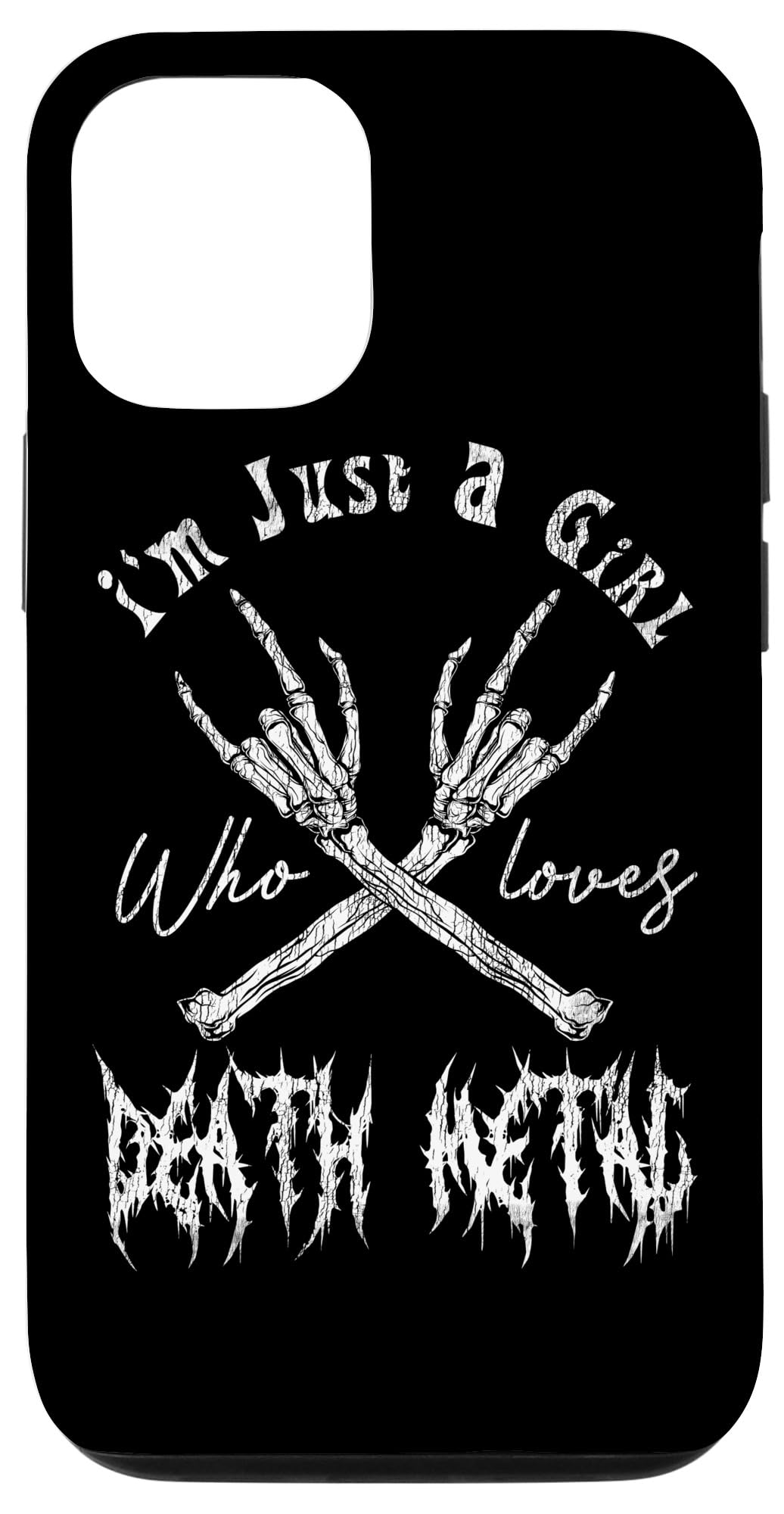 iPhone 12/12 Pro Heavy Metal Case - Death Metal Music Lover Protective Cover for Concerts & Daily Use