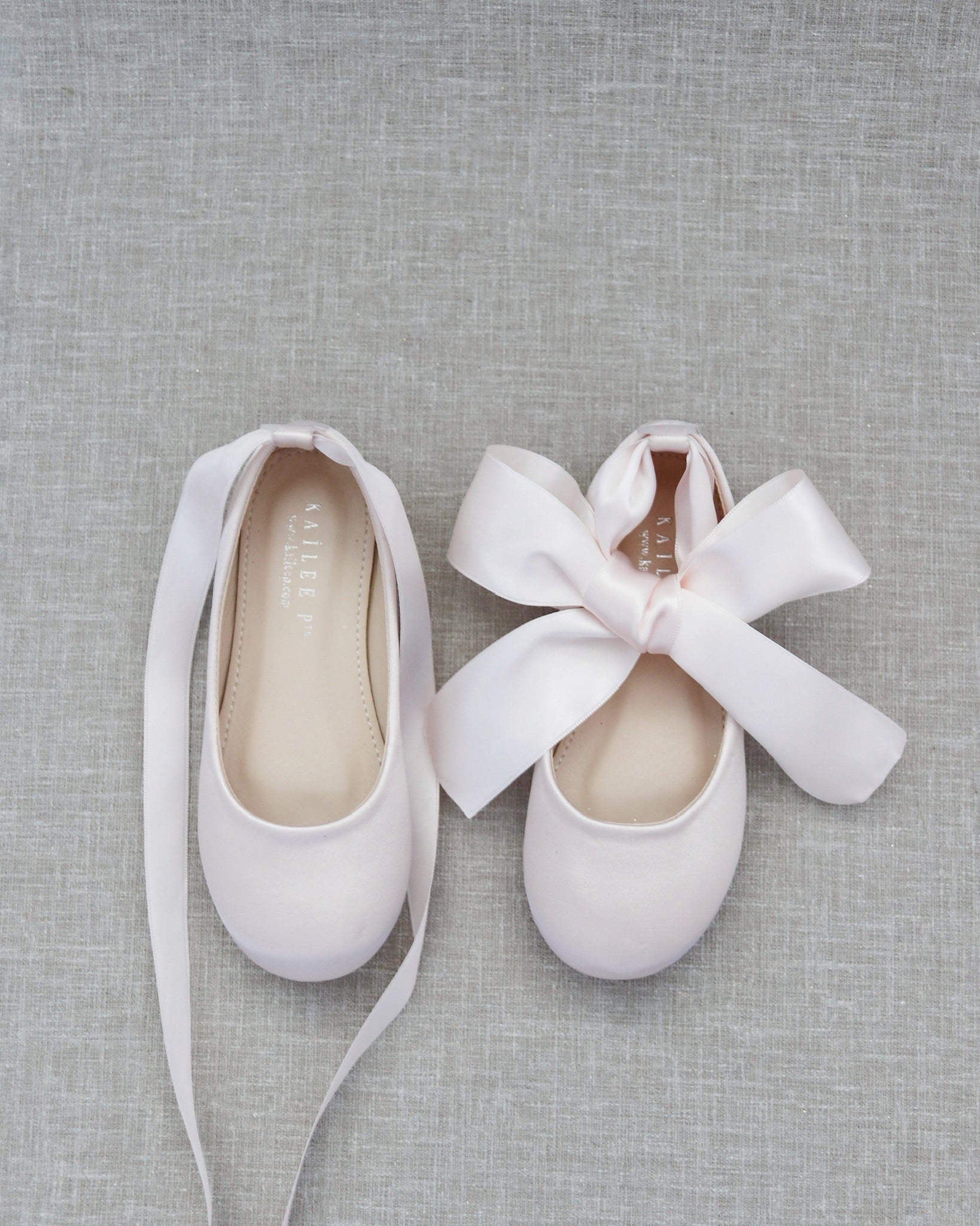 Elegant Satin Ballet Flats with Adjustable Ankle Tie or Lace-Up Design - Perfect for Dance, Weddings & Casual Outfits