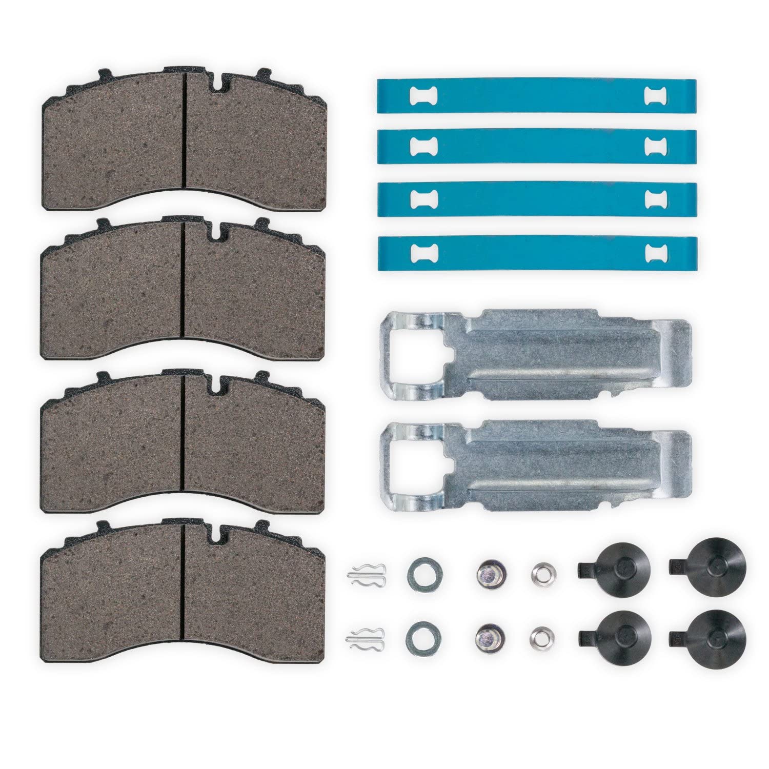 Freightliner Brake Pad Kit BW K129276 - Heavy Duty Truck Brake Pads for Freightliner Trucks - Perfect for Highway Driving and Commercial Vehicle Maintenance