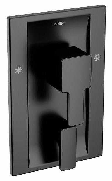 Moen TS2710BL 90 Degree Posi Temp Valve Trim with Integrated Diverter in Matte Black - Perfect for Bathroom and Shower Faucet Upgrades