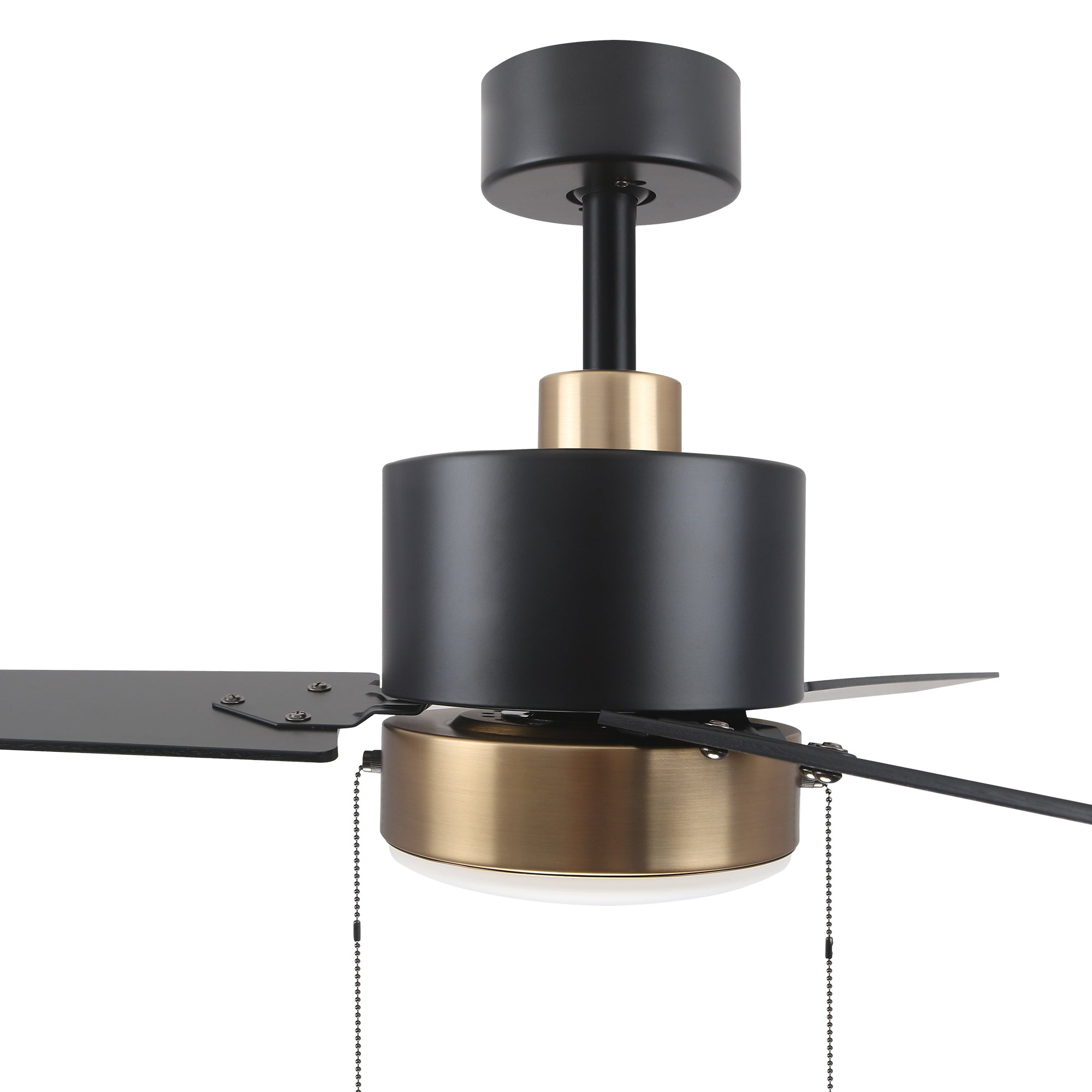 52 Inch Dulac Ceiling Fan with LED Light, Pull Chain & Remote Control - Perfect for Living Room, Bedroom & Outdoor Patio Cooling