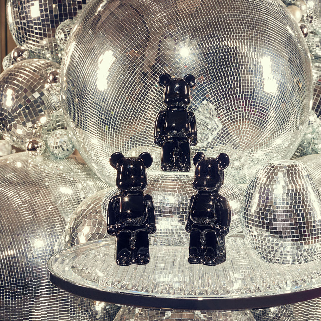 Be@rbrick Black Collectible Bearbrick Figure - Limited Edition Vinyl Art Toy for Display & Gifts | Perfect for Home Decor, Office Collectibles & Pop Culture Enthusiasts