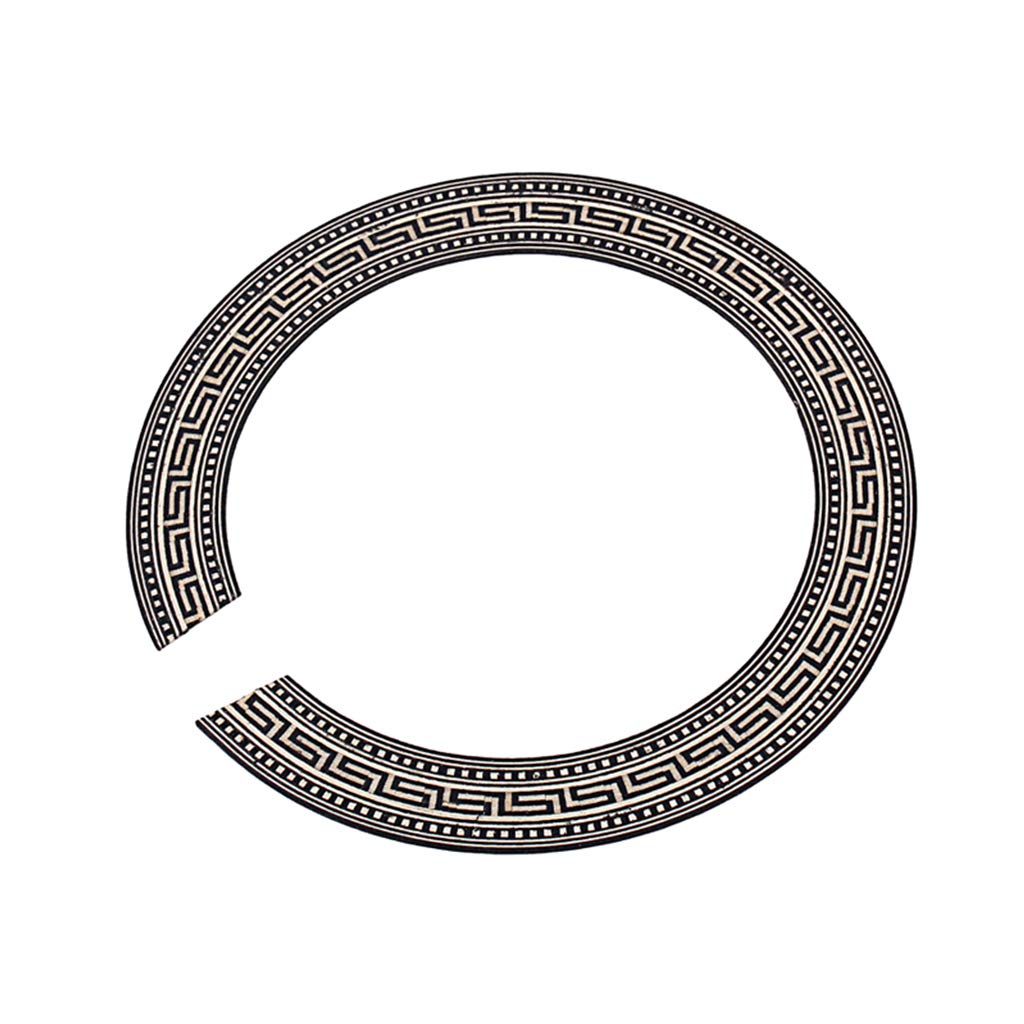 Almencla DIY Wooden Soundhole Rosette Inlay Decal for Acoustic Guitar - Handcrafted Guitar Decoration for Customization & Repair (Perfect for Luthiers, Musicians & Guitar Enthusiasts)