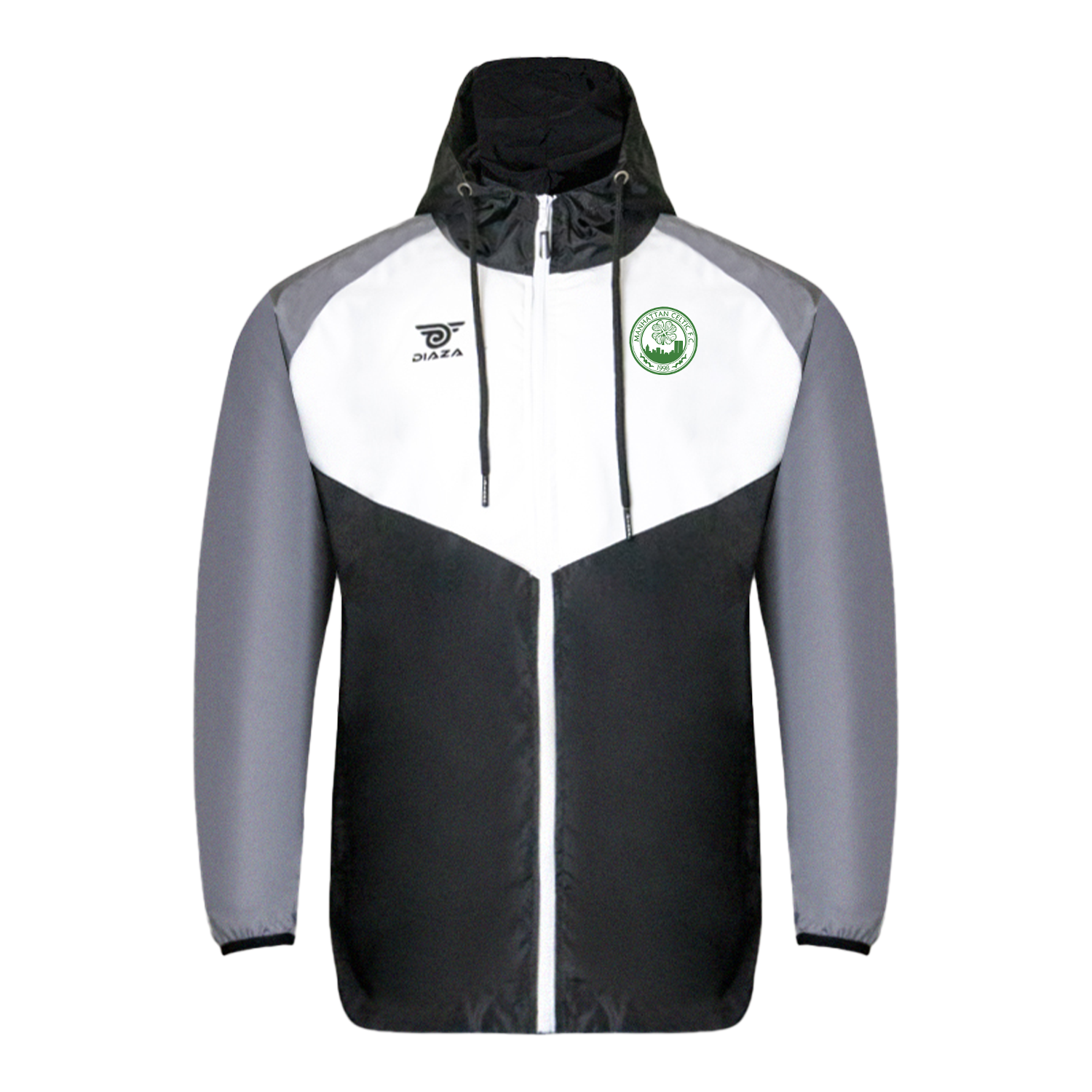 Manhattan Celtic FC Snowpeak Windrunner Jacket - Waterproof & Lightweight Men's Running Jacket for Outdoor Sports & Hiking