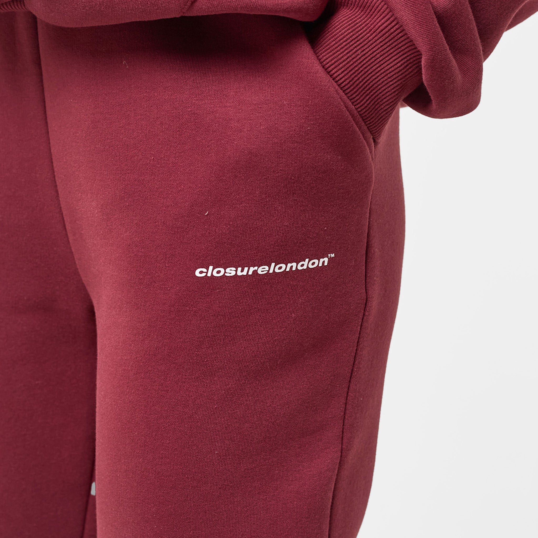 Core Logo Tracksuit for Men & Women | Burgundy Red Jogging Suit - Gym Workout, Running, Casual Streetwear