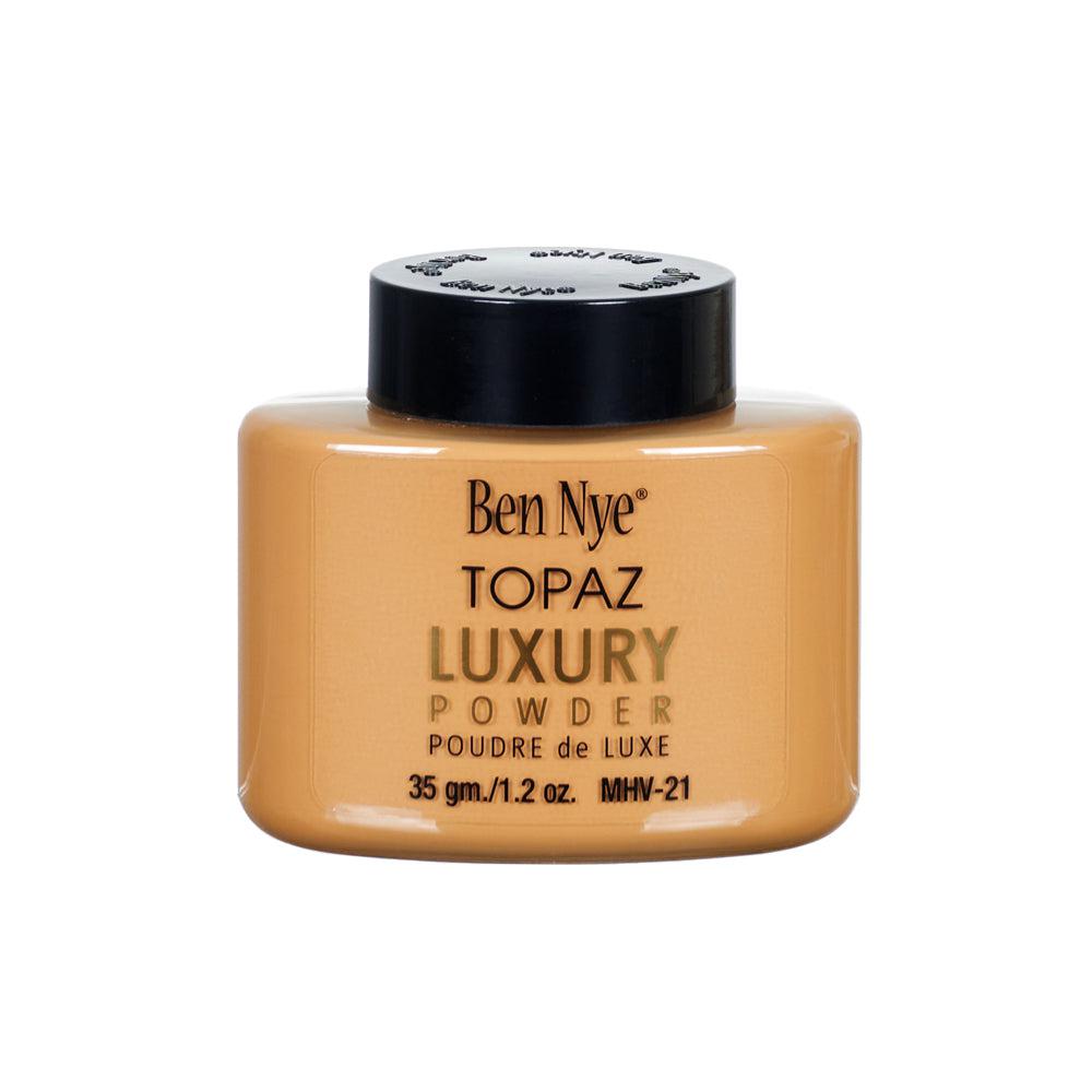 Ben Nye Topaz Luxury Powder - Professional Loose Setting Powder for Flawless Makeup Finish | Perfect for Stage, Photography & Everyday Glam