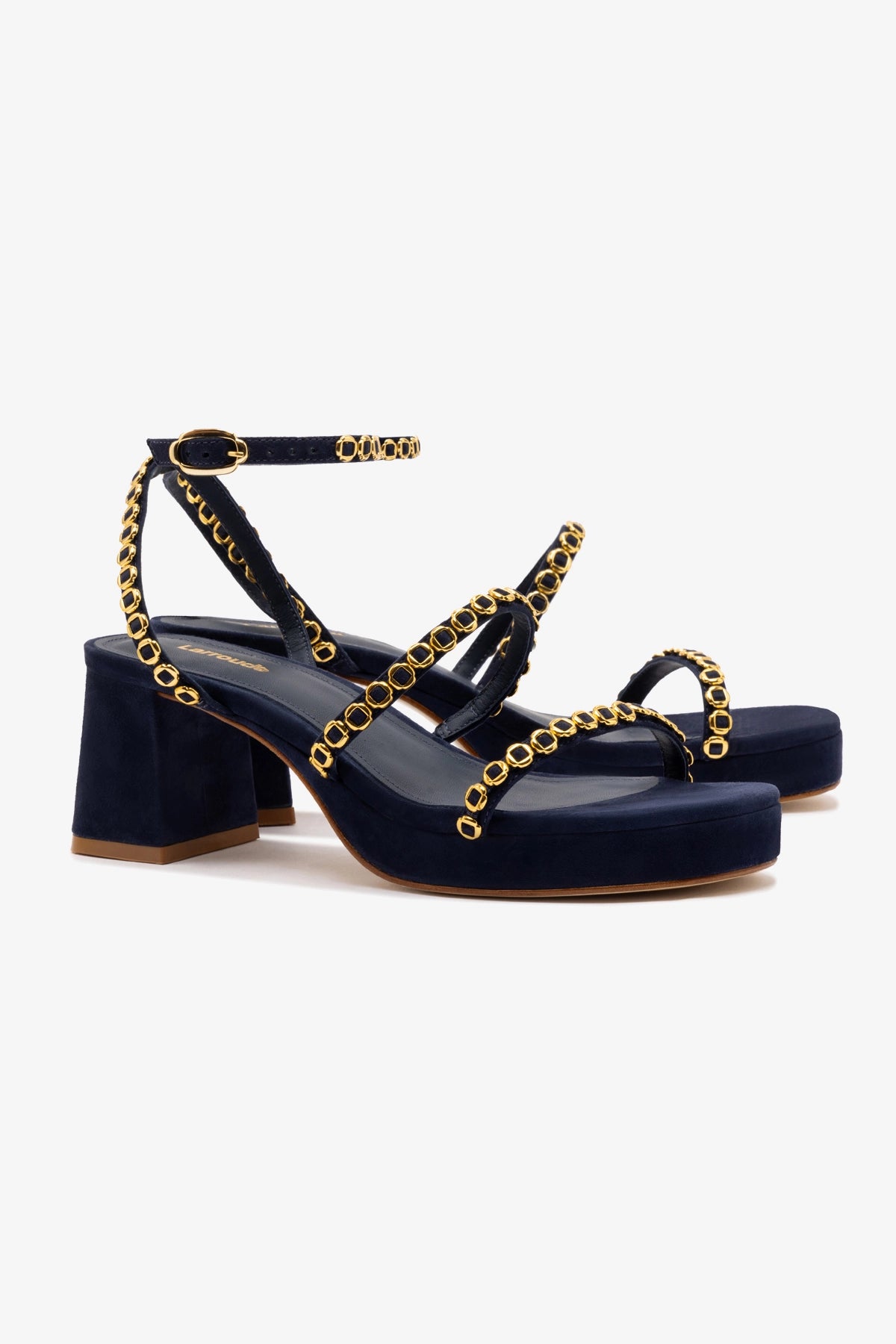 Gio Milanina Navy Suede Sandals for Women - Comfortable & Stylish Summer Casual Shoes for Beach, Walking, and Outdoor Activities