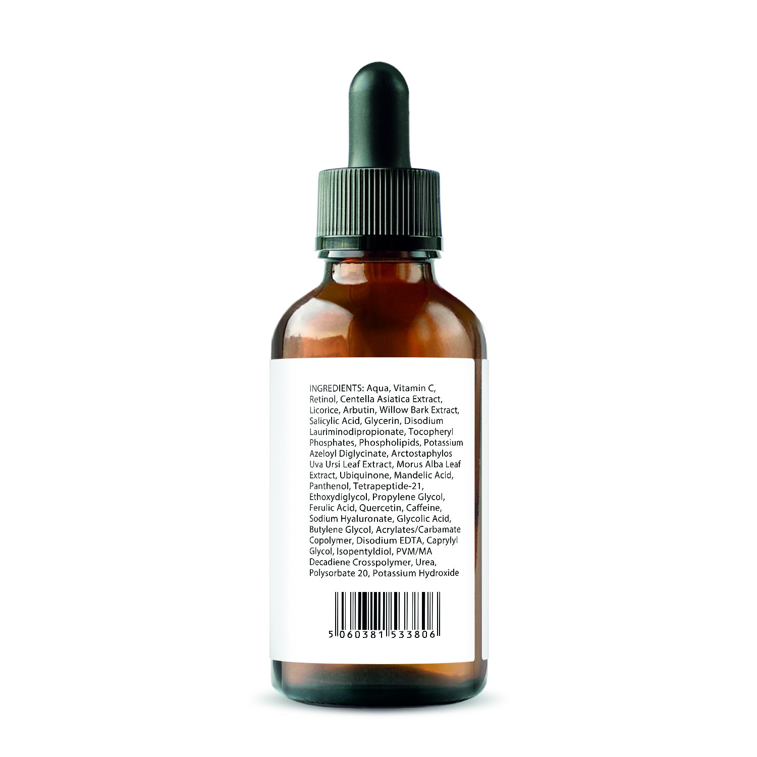 Triple Strength Vitamin C, E & Ferulic Acid Serum with Retinol & Hyaluronic Acid – 30ml / 1 fl oz (6-Pack) – Brightening, Anti-Aging & Hydrating Face Serum for Glowing Skin – Perfect for Daily Skincare Routine & Nighttime Use