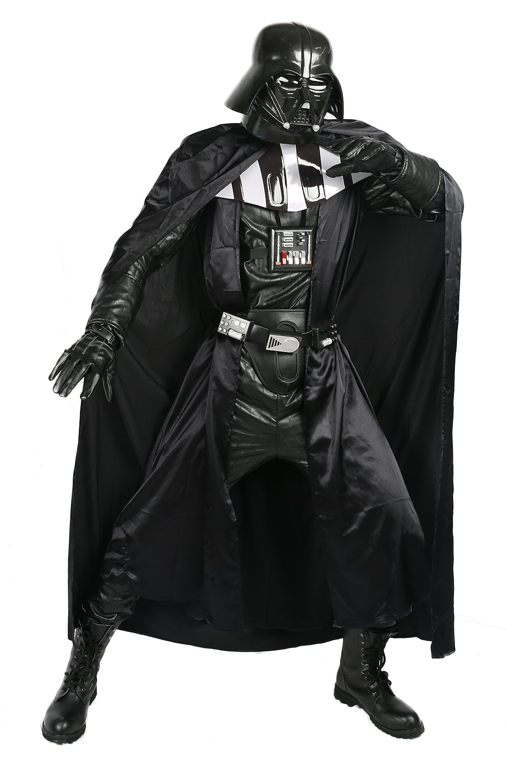 Premium Darth Vader Costume for Men - Authentic Star Wars Cosplay Outfit with Belt & Accessories | Halloween Party, Comic-Con, Cosplay Event, Movie Night, Themed Birthday Party, Costume Contest