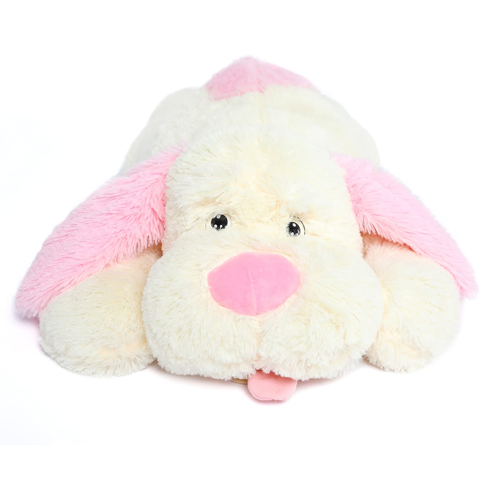 MorisMos 31 Inch Large Dog Stuffed Animal - Extra Big Soft Plush Puppy Pillow Toy for Kids & Girls | Perfect for Cuddling, Nursery Decor, and Gift Giving