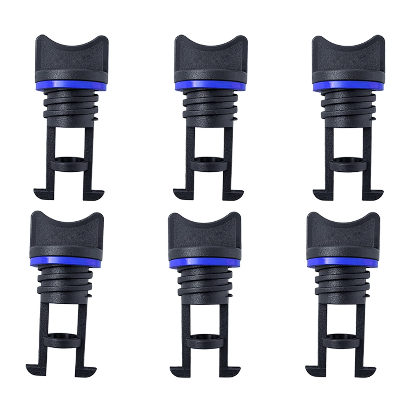 GZHOK 6-Piece Kayak Drain Plug Kit - Waterproof Boat Hardware Plugs for Kayaks, Canoes & Small Boats | Perfect for Kayak Maintenance & Water Drainage