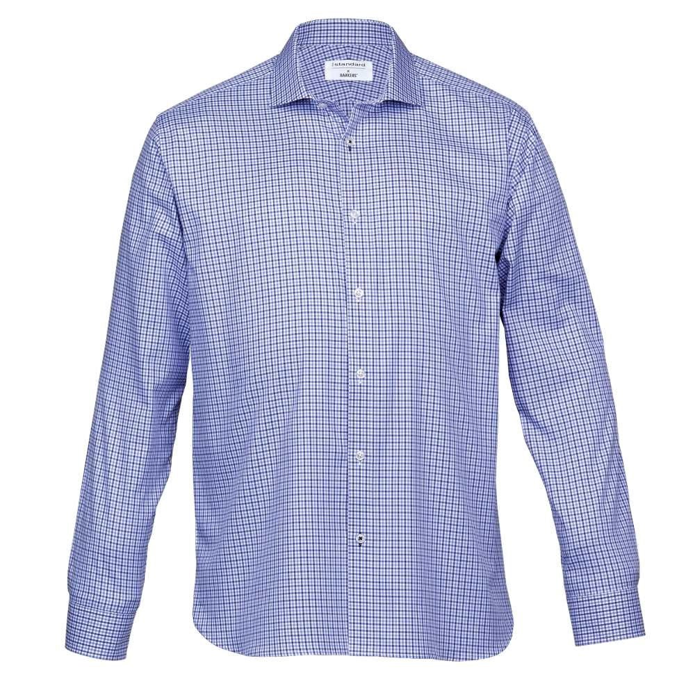 Barkers Stamford Men's Checkered Shirt - Classic Plaid Button-Up for Casual & Office Wear - Perfect for Business Casual, Date Nights & Outdoor Activities