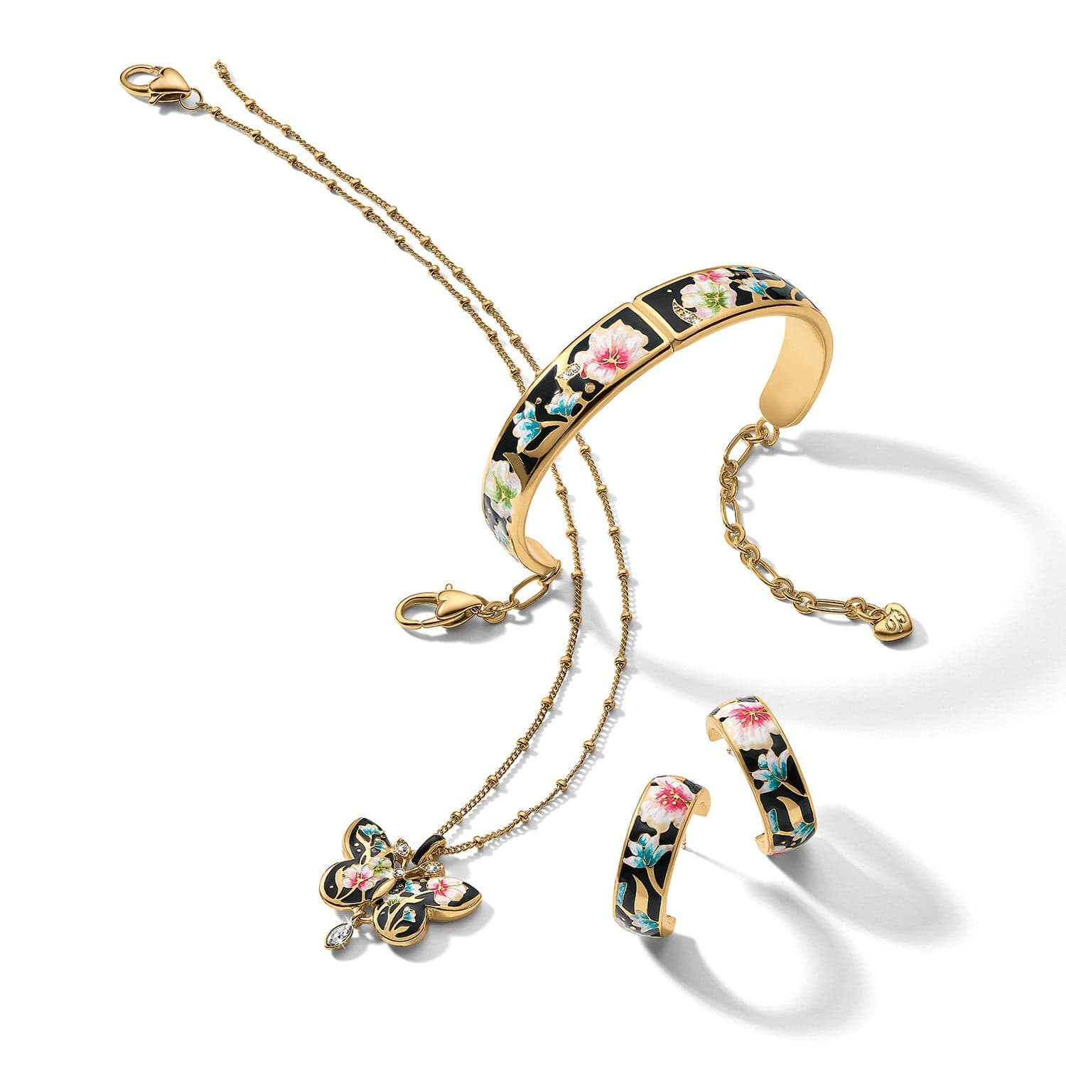 Botanique Butterfly Pendant Necklace for Women - Elegant Floral Jewelry Gift for Her - Perfect for Valentine's Day, Anniversary & Special Occasions
