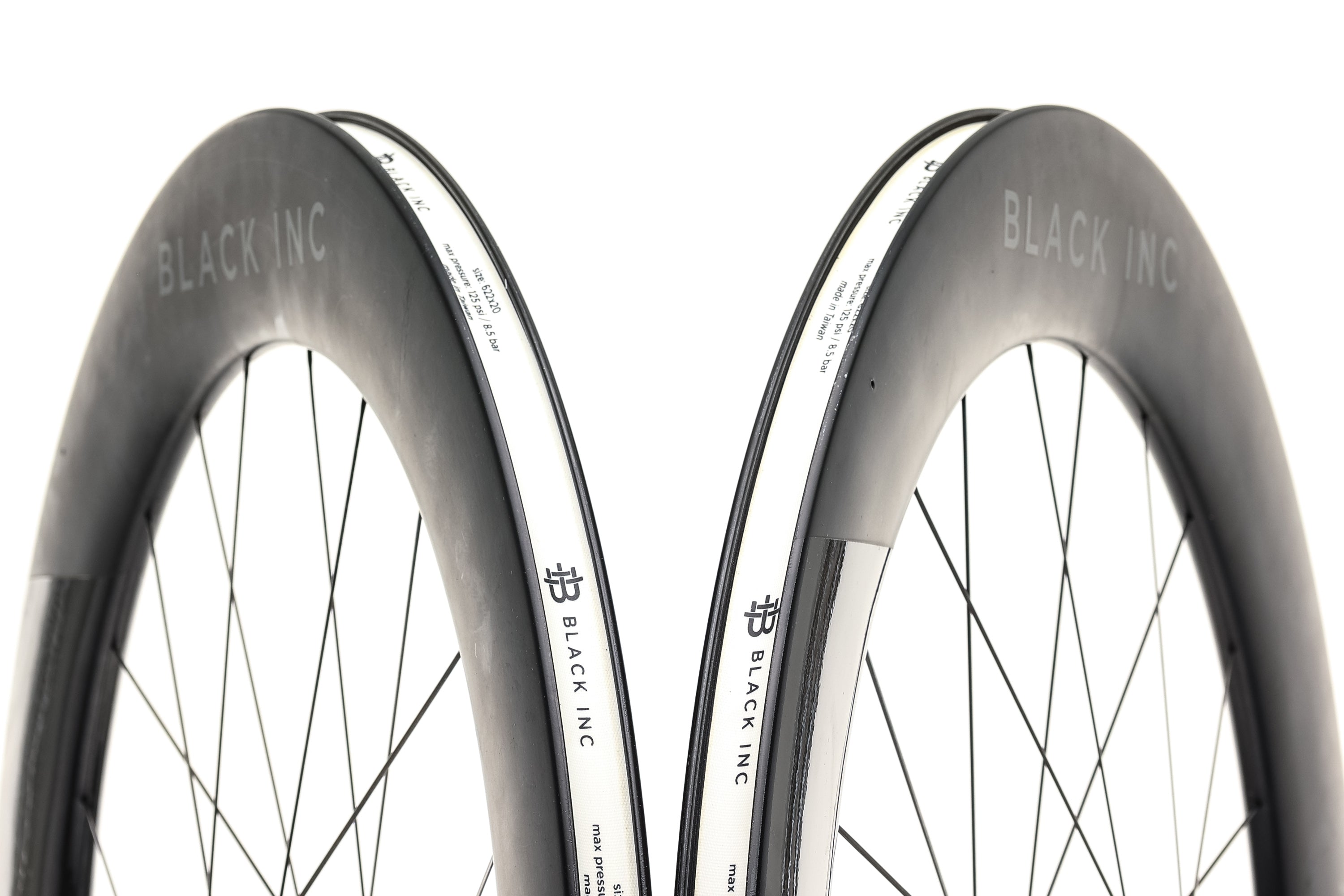 Black Inc Eighty Carbon Clincher 700c Wheelset - Lightweight Aero Road Bike Wheels for Racing & Performance Cycling | Perfect for Road Racers & Triathletes