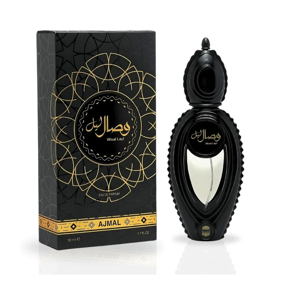 Wisal Layl Eau de Parfum for Women - 50ml Luxury Perfume, Long Lasting Floral Scent - Perfect for Date Nights, Special Occasions & Daily Wear