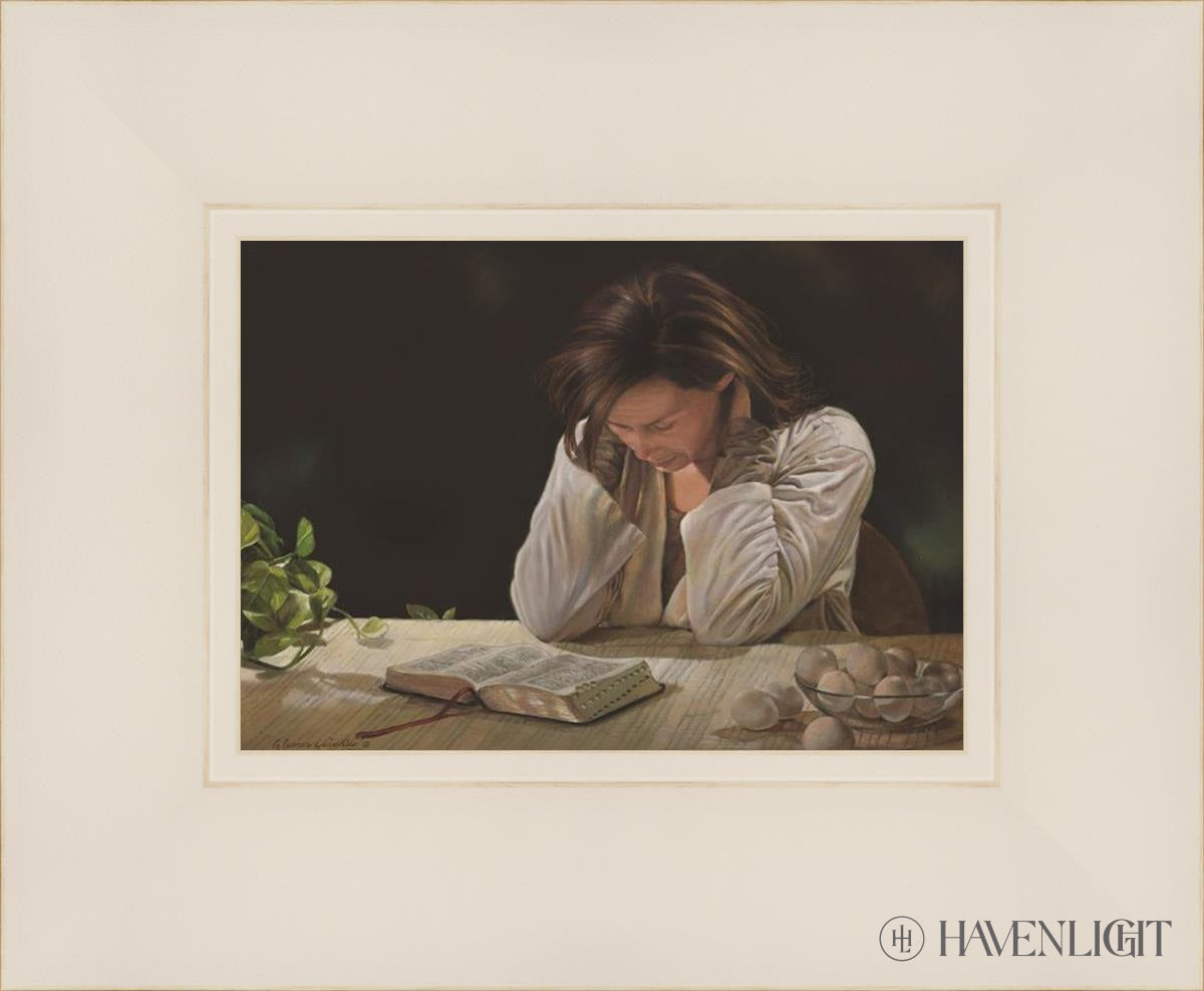 A Mother's Vigil: I Would Gather Thee - Modern Christian Home Decor for Comfort & Inspiration | Perfect for Living Room, Bedroom & Prayer Spaces