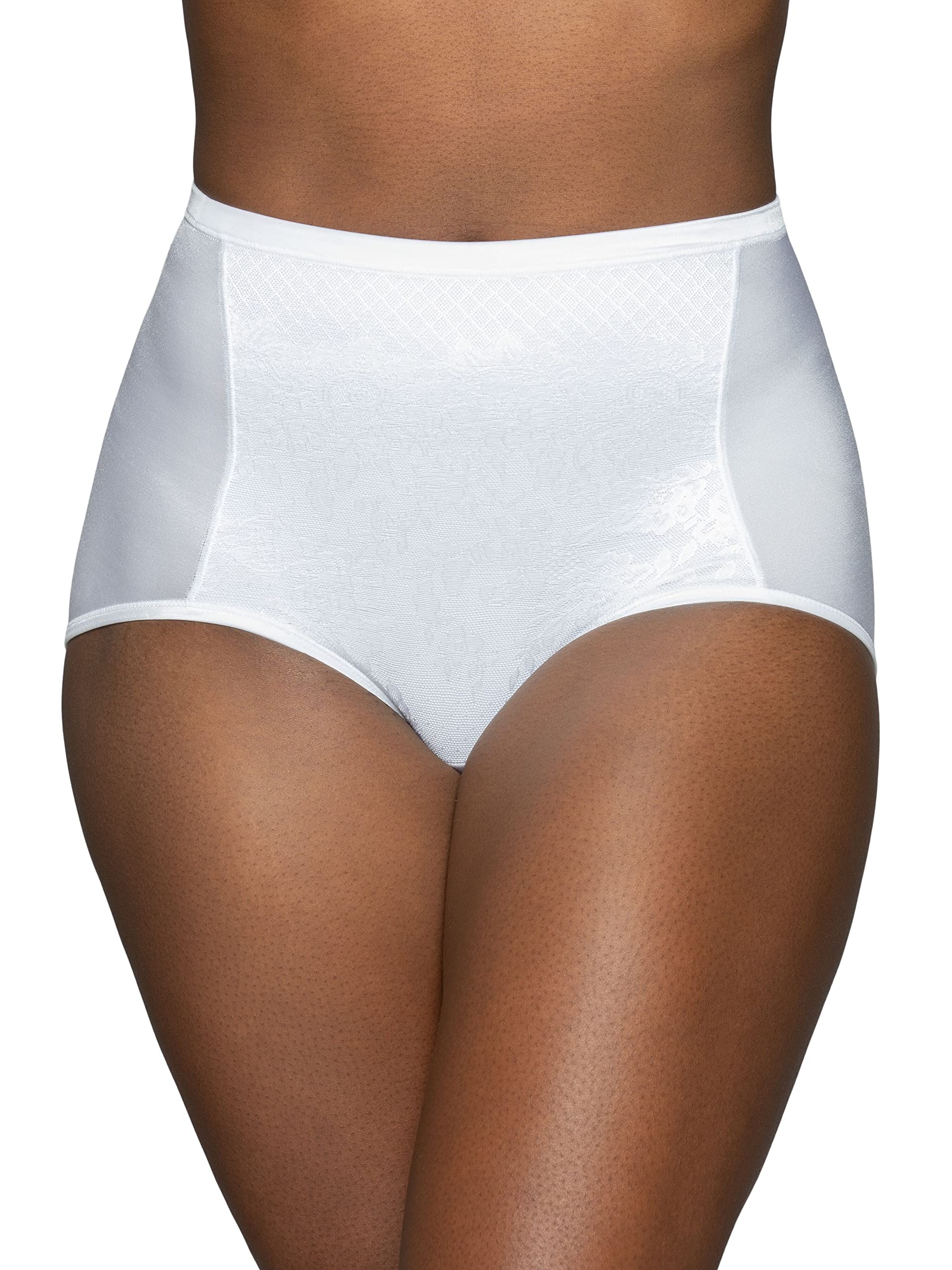 Vanity Fair Women's Comfortable Smoothing Brief Panties with Rear Lift - Seamless Underwear for All-Day Comfort, Shapewear for Work & Casual Wear