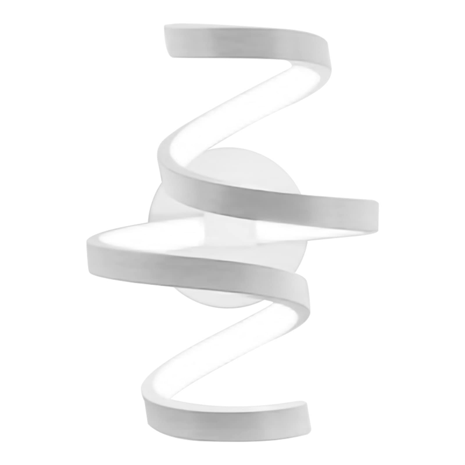 Modern Spiral LED Wall Light - Energy Efficient Wall Mounted Lamp for Bedroom, Living Room, Stairs | Home Decor Lighting for Aisle, Bedside & Interior Design