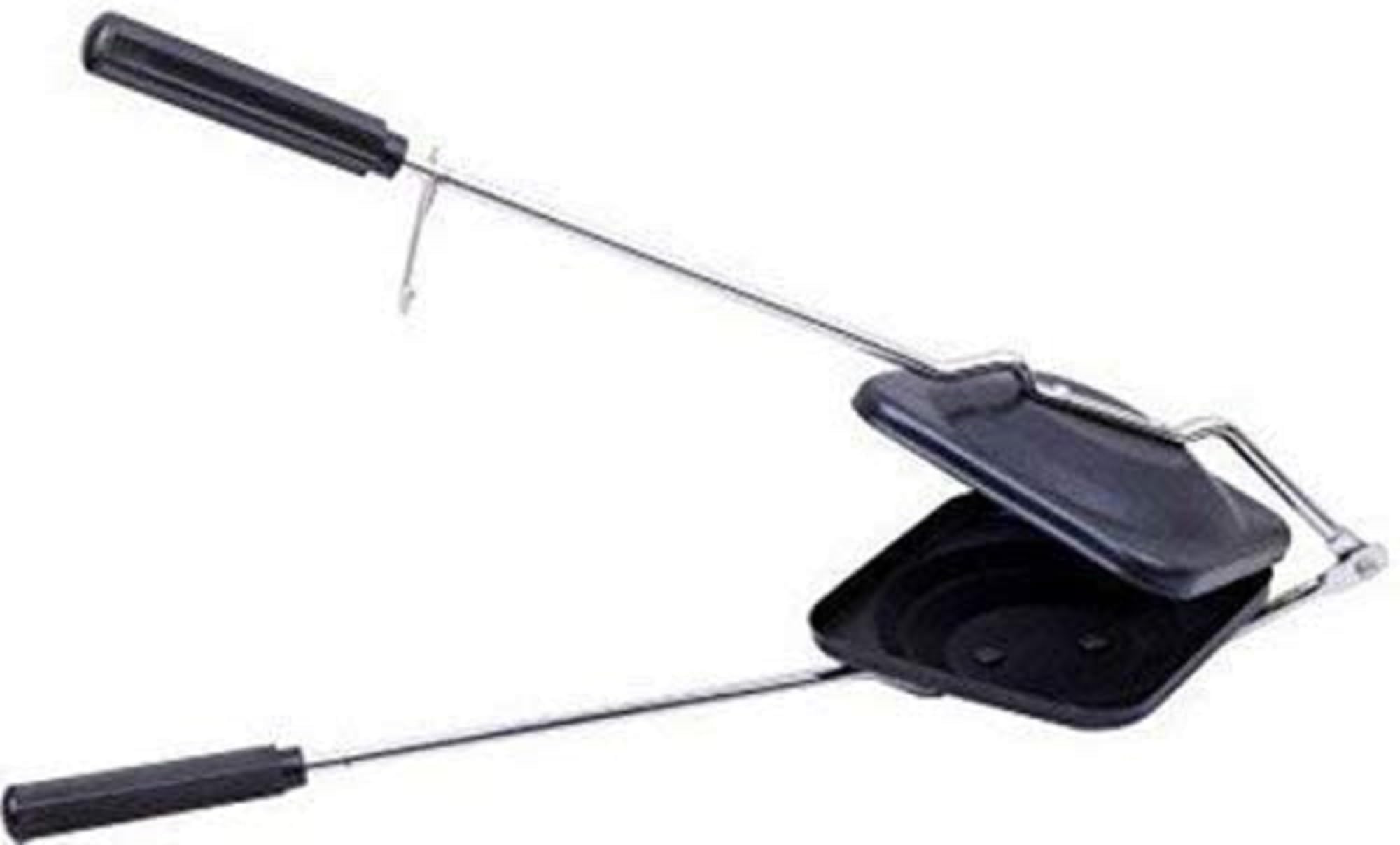 Non-Stick Aluminum Sandwich Maker with Removable Plates - 16x6 Inch Stovetop Panini Press for Grilled Cheese, Quesadillas & Breakfast Sandwiches - Perfect for Camping, Dorms & Quick Snacks