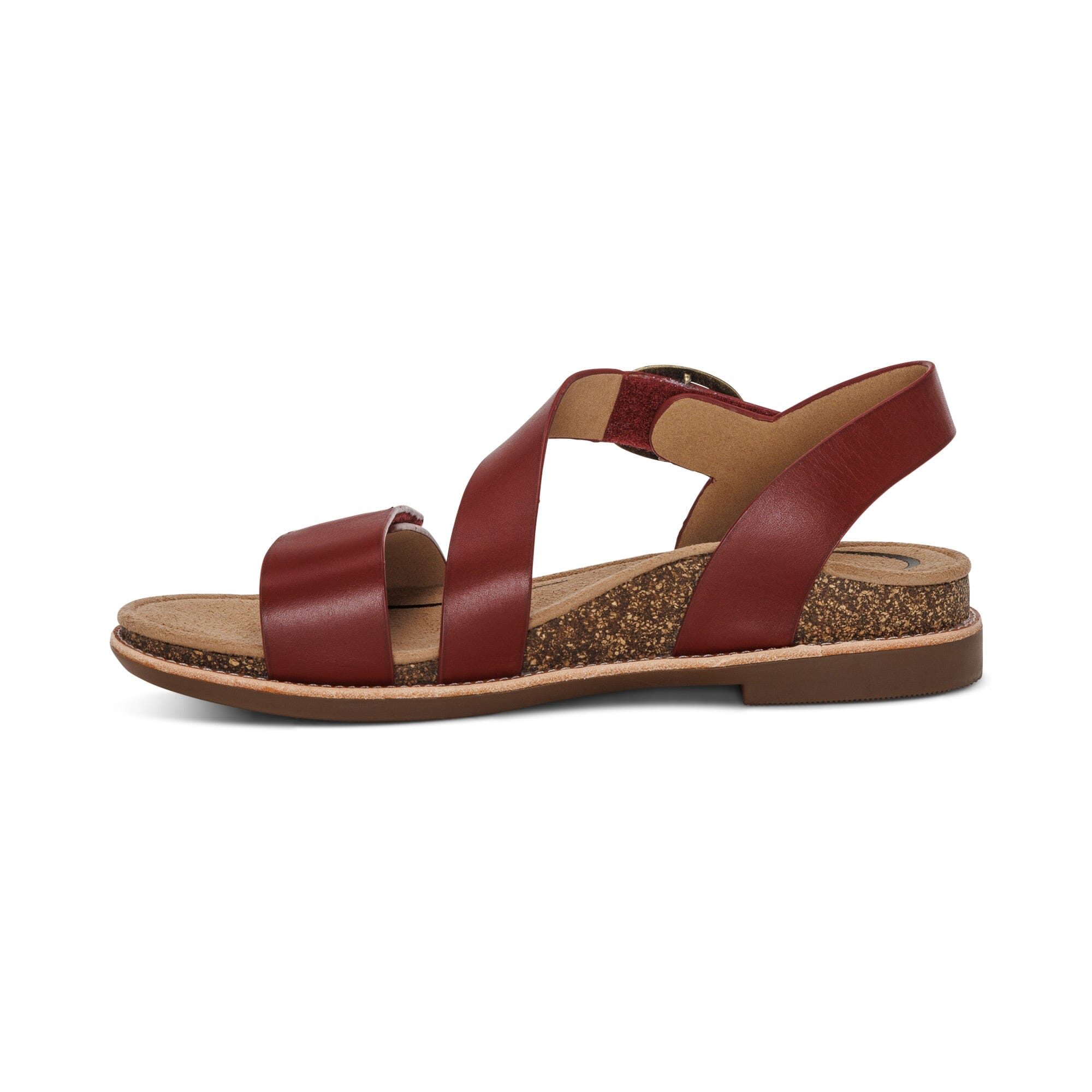AETREX Tamara Asymmetrical Quarter Strap Sandals for Women - Comfortable Walking Shoes for Casual Outings & Summer Vacations