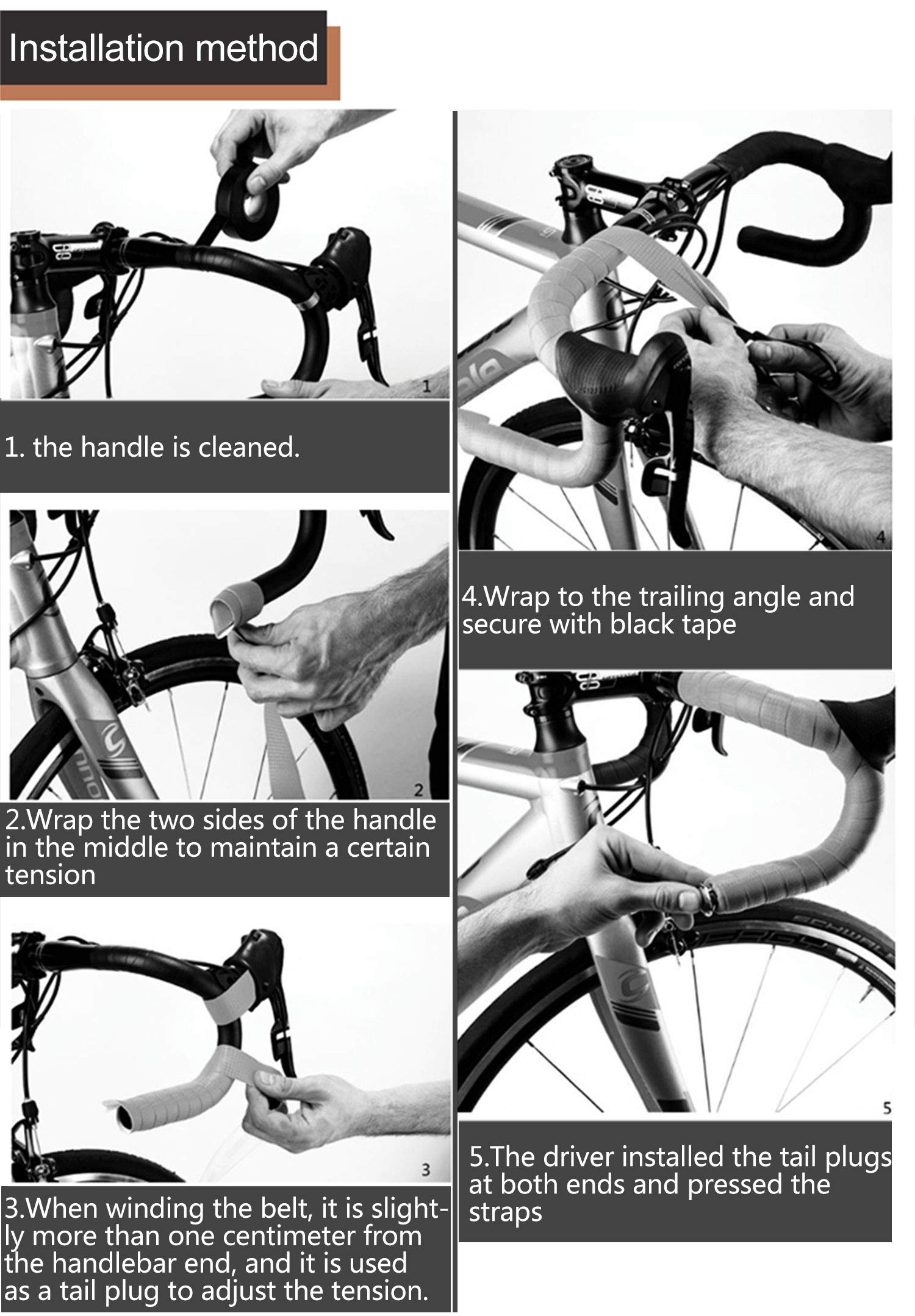 Premium EVA Camouflage Bicycle Handlebar Tape - Comfortable Road Bike Bar Grip with End Plugs (2 Rolls, Grid Blue) | Ideal for Road Cycling, Commuting & Mountain Biking