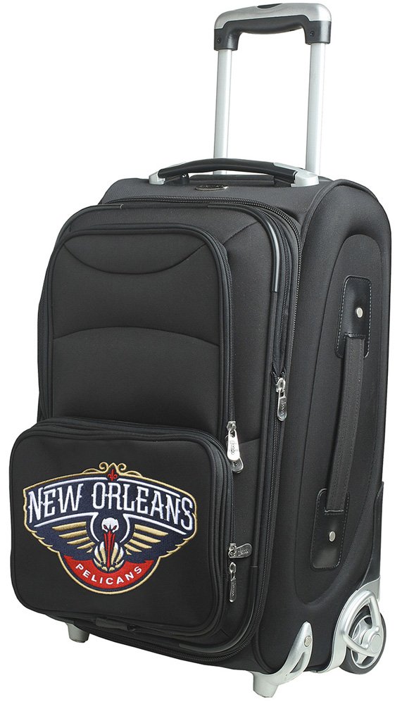 Concept One NBA New Orleans Pelicans 21-Inch Carry-On Luggage - Perfect for Travel, Business Trips & Basketball Fans