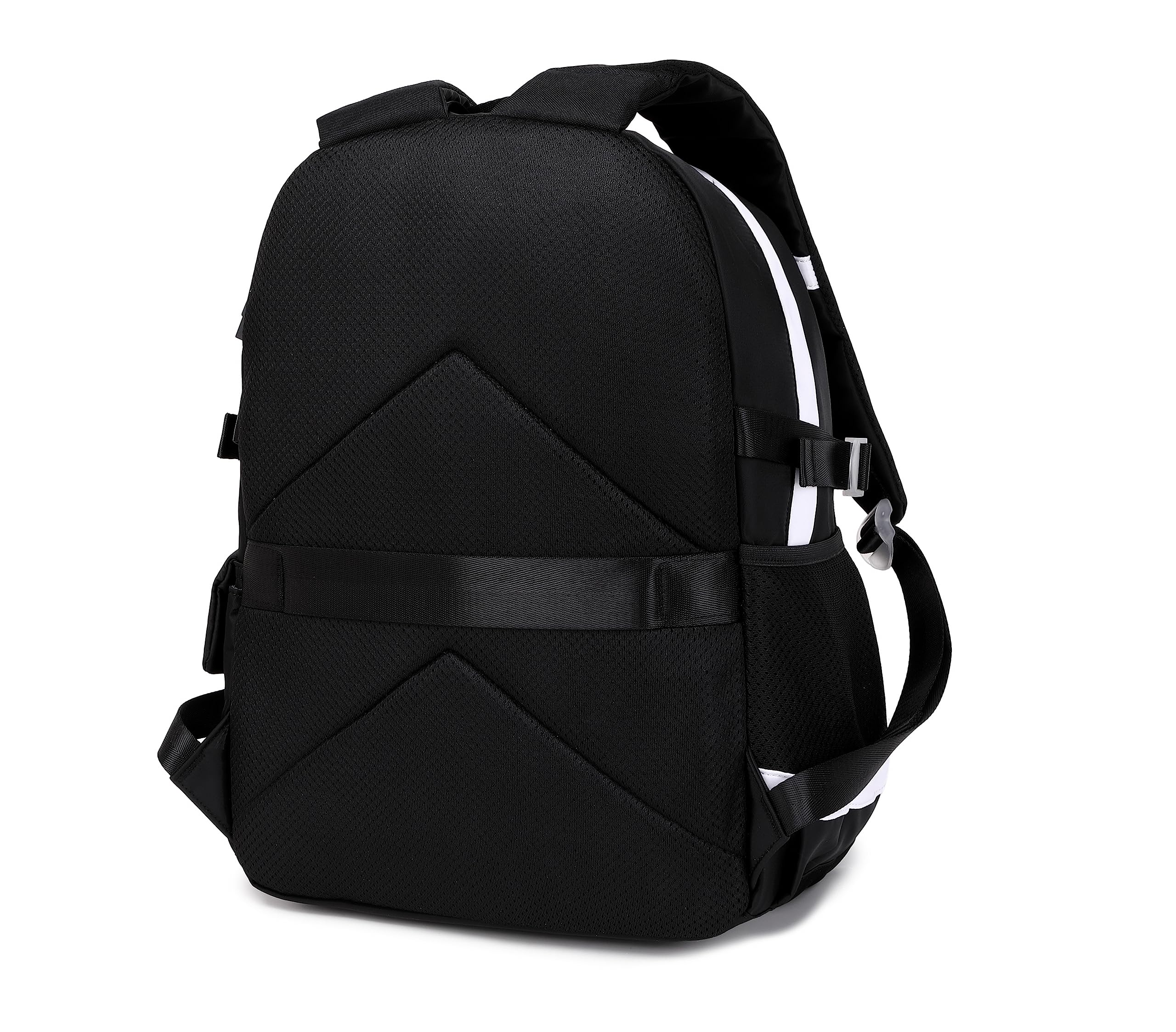 Cute Girls Backpack for School & College - Stylish Women's Bookbag with 15.6 Inch Laptop Compartment (Black) - Perfect for Daily Commute, Campus Life & Travel Accessories