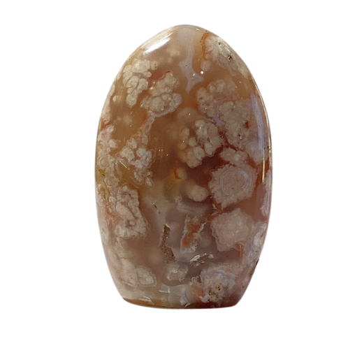 Natural Flower Agate Free Form Stone - Healing Crystal for Meditation, Chakra Balancing & Home Decor | Perfect for Yoga, Reiki & Spiritual Gifts