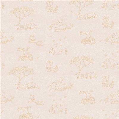 Guess How Much I Love You 2024 - Y4248 11 Toile Light Khaki Baby Romper | Cute & Comfortable Outfit for Newborns, Infants & Toddlers | Perfect for Family Photos, Birthdays & Special Occasions