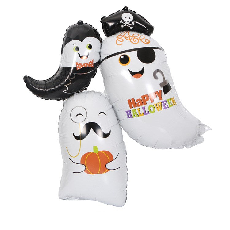Halloween Alphabet Balloons - Decorative Letter Balloons for Halloween Party Decorations, DIY Home & Classroom Decor - Perfect for Spooky Celebrations, Photo Backdrops & Festive Events