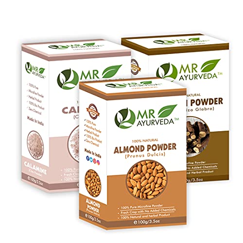 Almond Powder + Calamine Clay Powder + Mulethi Powder