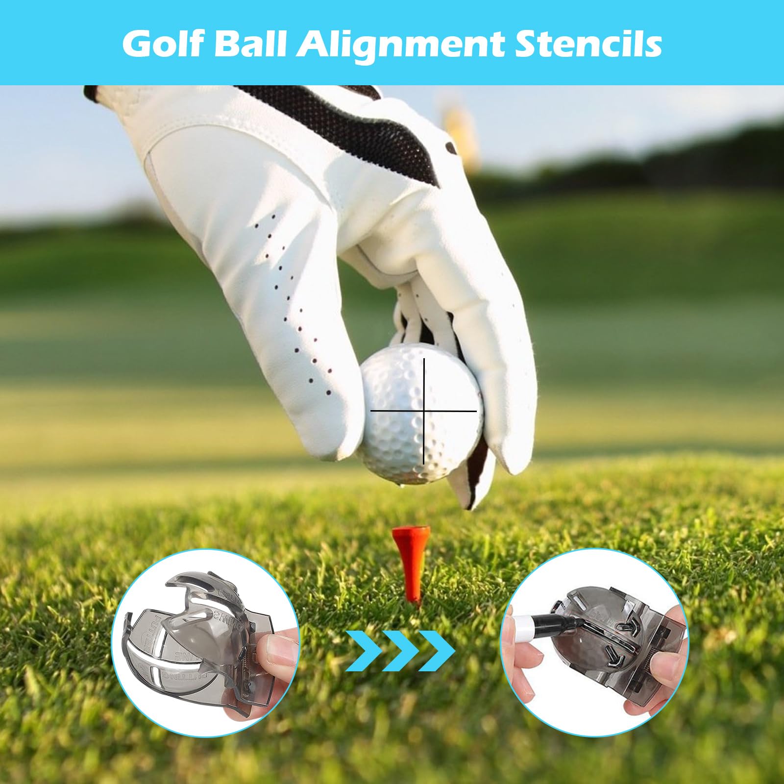 Premium Golf Club Cleaning Kit with Club Cleaner, Water Towel, Divot Repair Tool & Groove Sharpener | Complete Golf Ball Alignment & Maintenance Set | Ideal for Men & Women Golfers | Perfect for Course Play, Practice & Equipment Care