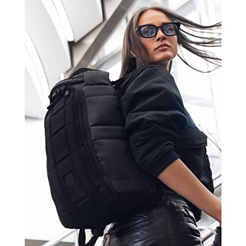 Db Journey The Hugger Backpack - 20L Durable Travel Backpack with Laptop Compartment, Multiple Pockets & Roller Bag Hook - Perfect for Work, Business Trips & Commuting - Blackout