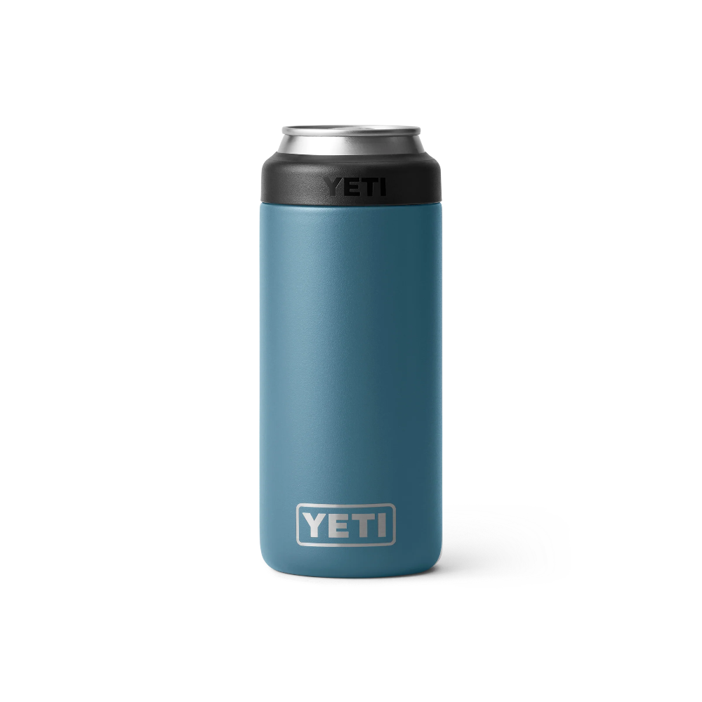 Yeti Rambler 12 oz Colster Slim Can Cooler - Insulated Stainless Steel Beer Can Holder for Camping, Tailgating & Outdoor Adventures