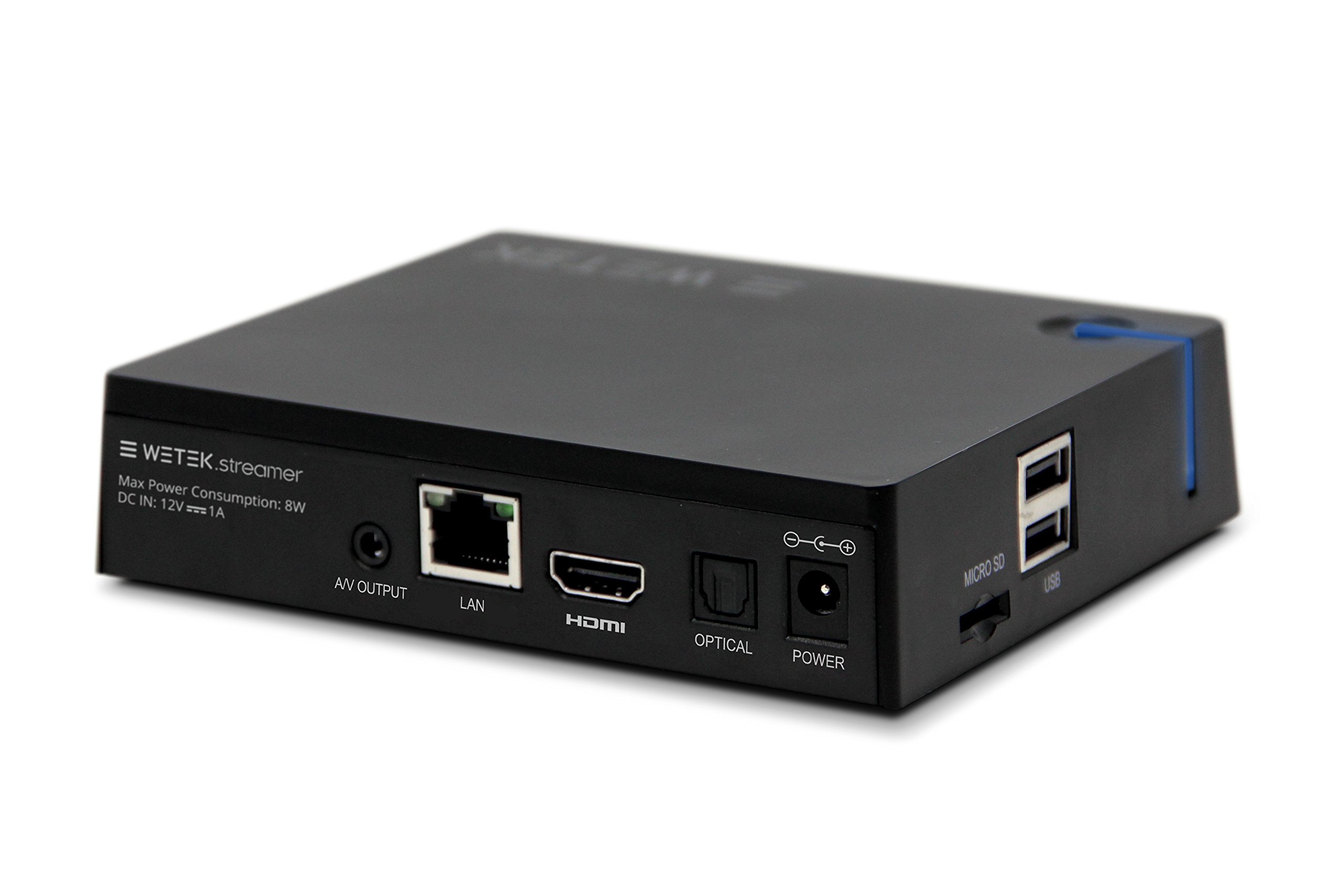 WeTek Streamer 4K Android 5.1.1 Mini PC - Ultra HD Media Player for Home Theater, Streaming & Gaming | Compact HTPC for Netflix, Kodi, YouTube & More