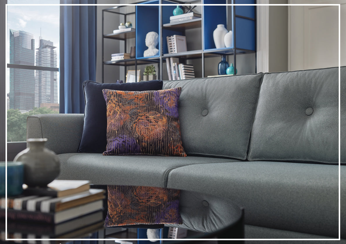 Enza Home Cordell 3-Seater Polyester Convertible Sofa Bed with Ergonomic Back Cushion - Comfortable Sleeper Sofa for Small Spaces, Living Room & Guest Room