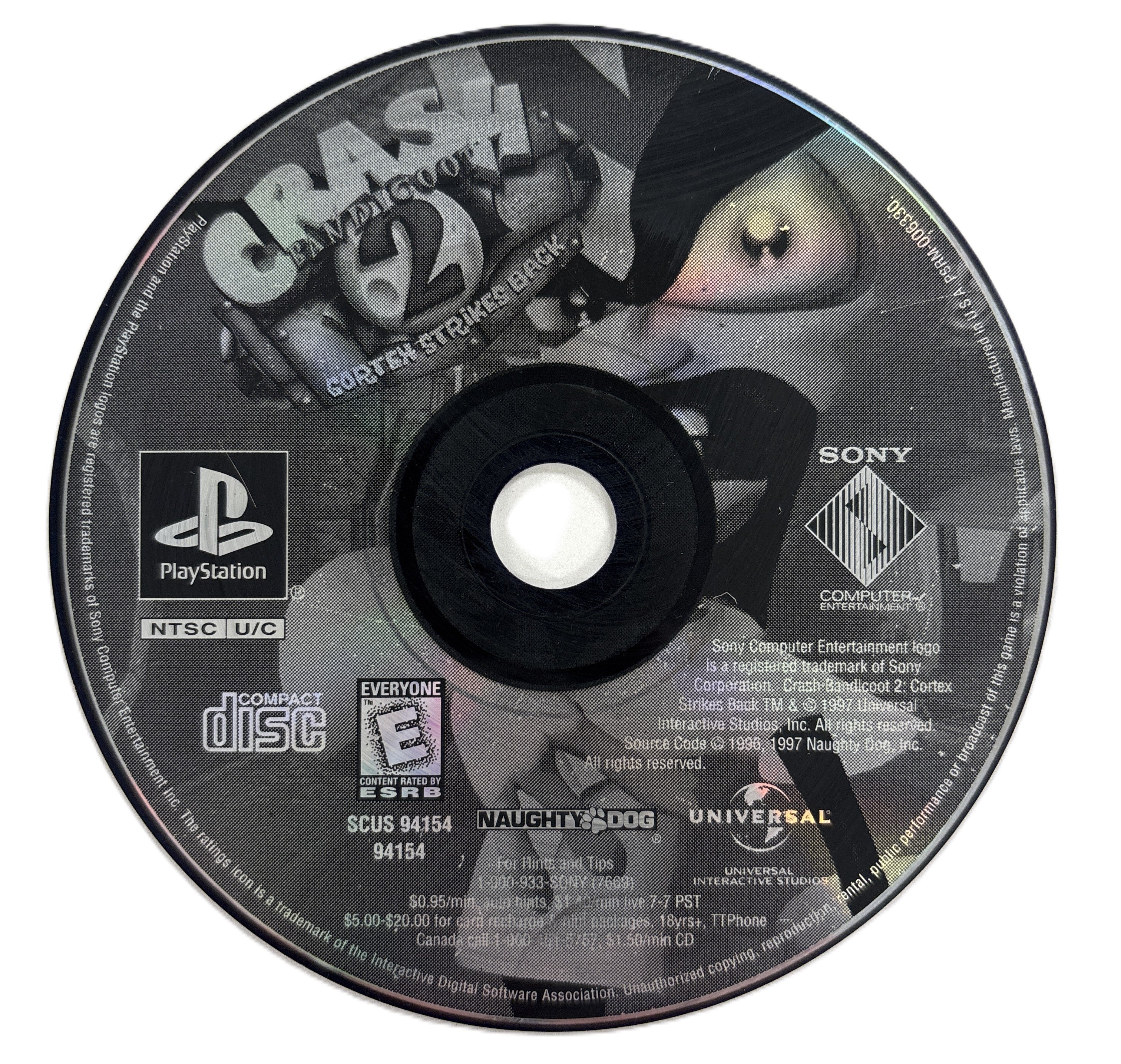 Crash Bandicoot 2: Cortex Strikes Back - Classic PlayStation Game | Action-Adventure Video Game for PS1, PS4 & PS5 | Perfect for Retro Gaming & Collectors