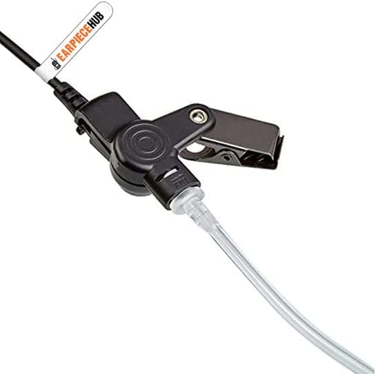 Mitex Radio Covert Acoustic Tube Earpiece Headset with Custom Earmolds - Discreet Communication for Security, Surveillance & Law Enforcement Professionals