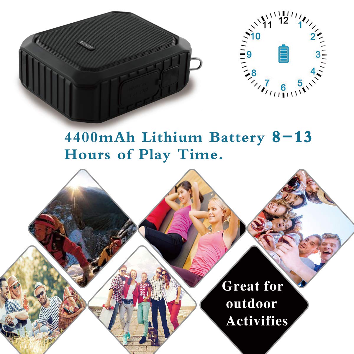 **18W Wireless Voice Amplifier for Teachers - Portable PA System with Bluetooth 5.0 & IPX5 Waterproof, Wireless Headset Mic - Ideal for Classroom, Outdoor Events, Public Speaking & Presentations**