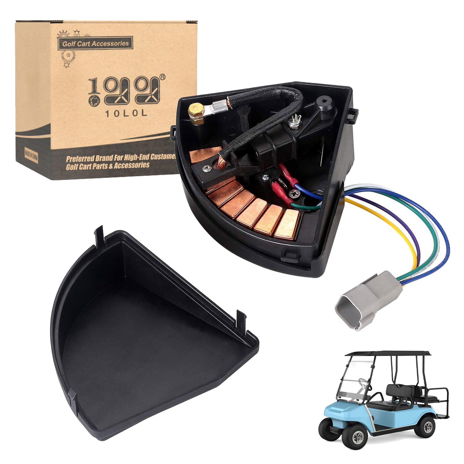 Club Car DS 48V Golf Cart V-Glide Wiper Switch Assembly (1998-1999) - OEM #101932003 | Compatible with 10L0L Models | Perfect for Golf Cart Maintenance & Repair
