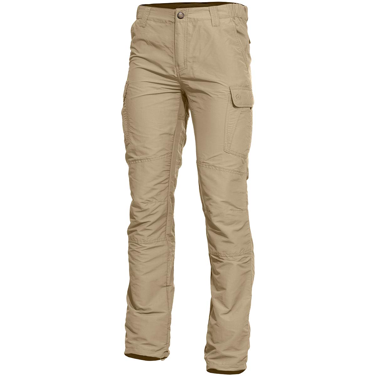 Pentagon Men's Gomati Pants - Khaki Color Casual Trousers for Outdoor Hiking & Travel | Comfortable & Durable Stretch Fabric