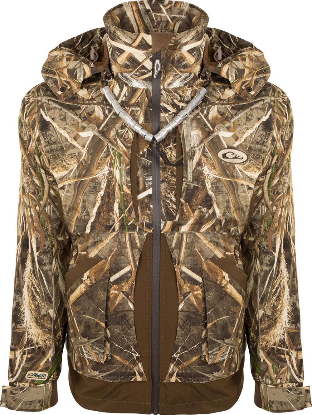 Drake Waterfowl Guardian Flex™ Waterproof Full Zip Hunting Jacket - Lightweight Shell for Men | Ideal for Duck Hunting, Outdoor Adventures & Cold Weather Protection
